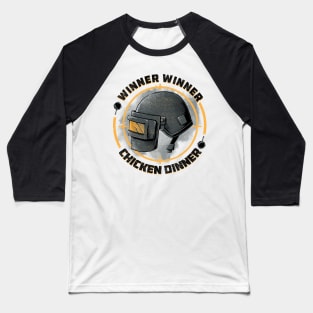 Chicken Dinner Baseball T-Shirt